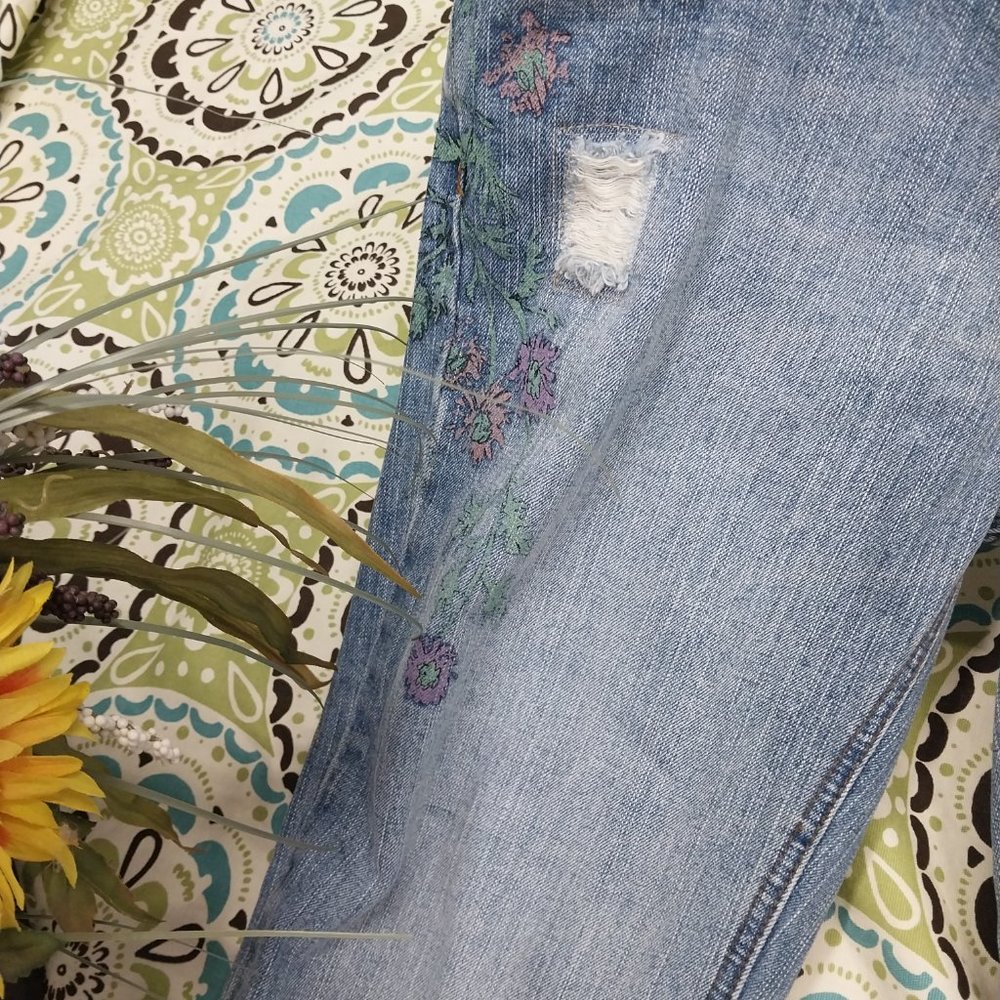 2524 Size 9j Duck Head 100% Cotton Upcycled Bell-Bottoms - Picture 3 of 7